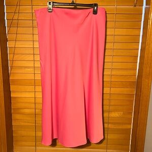A New Day Vibrant Pink A-Line Skirt